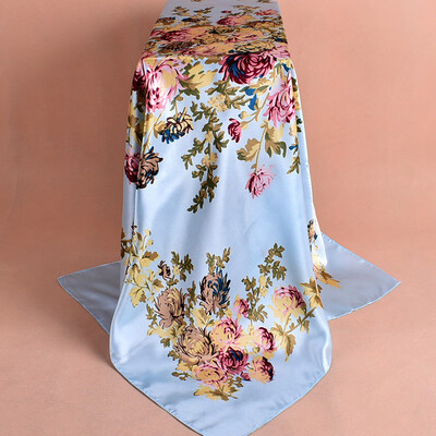 

Gobestart Women Ladies Fashion Printed Soft Silk Shawl Wraps Scarf Scarves