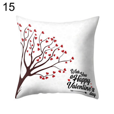 

Romantic Love Heart Letter Pillow Case Cushion Cover Sofa Bed Car Office Decor