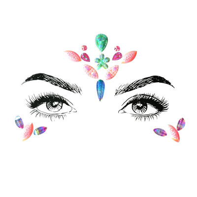 

〖Follure〗Face Gems Adhesive Glitter Jewel Tattoo Wedding Festival Rave Party Body Make Up