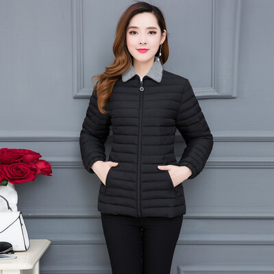 

Roseonmyhand Fashion Women Outerwear Long Sleeve Tops Solid Hooded Jackets Cotton-padded Coat