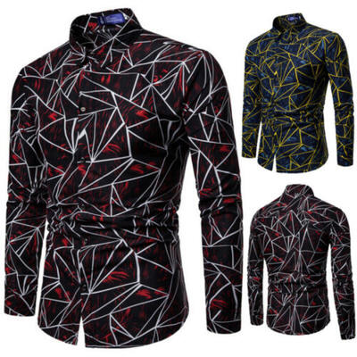 

Mens Casual Shirt Button Down Slim Fit Long Sleeve Formal Shirts -3XL