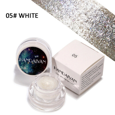

Lady Makeup Highlighter Glitter Metallic Shimmers Eyeshadow Cream Beauty Cosmetic