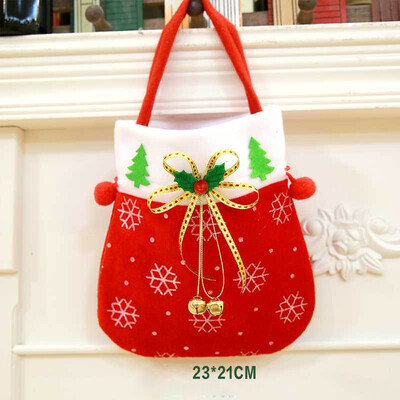 

〖Follure〗Christmas Tree Ornament Dinnerware Cover Candy Bags Xmas Fork Tableware Bag