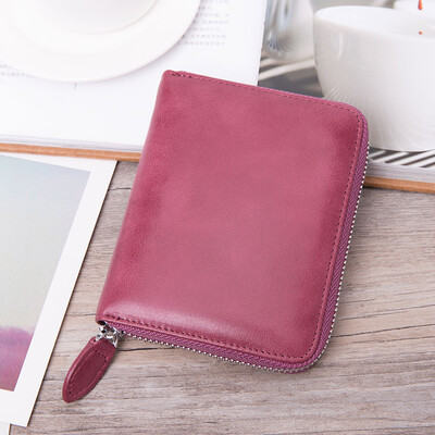 

Tailored Womens leather Anti-theft Card Bag Wallet Holder Mens Card Package 24 Bit