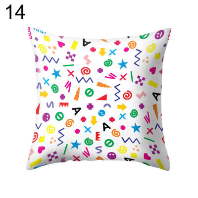 

Fish Arrow Hot Air Balloon Triangle Pillow Case Cushion Cover Sofa Bed Car Decor