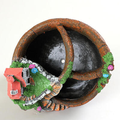 

Pastoral Resin Flowerpot Succulent Plants Planter Desktop Potted Holder