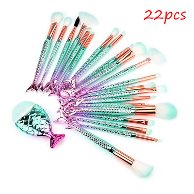 

〖Follure〗22PCS Make Up Foundation Eyebrow Eyeliner Blush Cosmetic Concealer Brushes