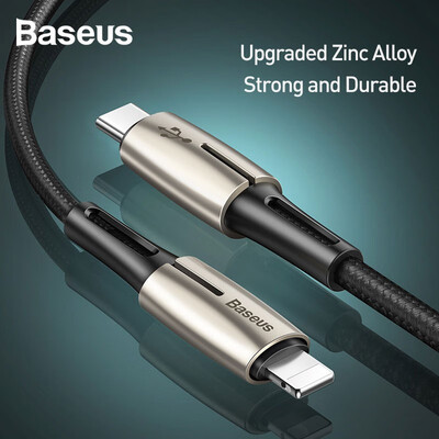 

Baseus Waterdrop data transmission Cable 18W 13m Black Type-C to iP PD cable for iphone