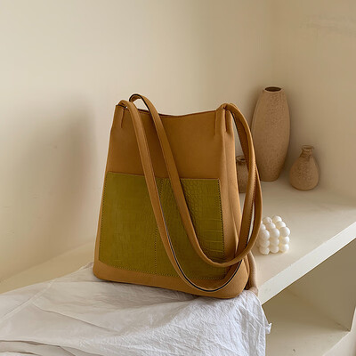 

Autumn&winter on the new large bag women 2019 new Korean fashion matte shoulder bag Joker texture temperament bucket bag