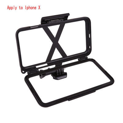 

Extreme Sports Case for iPhone 6 6s plus 7 8 Plus X with Wide Angle Lens for GoPro Accessories Adapter Biking Stand