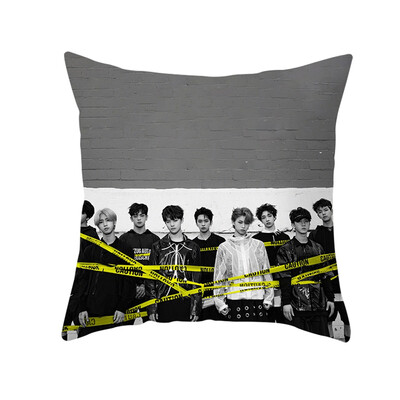 

KPOP Straykids Stray Kids YELLOW WOOD Photo Pillow Cases Decorative Square Throw Pillow Covers Set Cushion