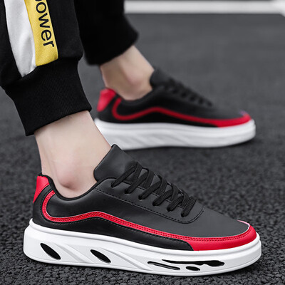 

Autumn canvas mens sports&leisure white shoes Korean version of the trend of shoes wild tide shoes white mens shoes