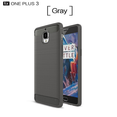 

Lieve Dirt-Resistant Plain Carbon Fiber Soft Phone Cases For Oneplus 5T Matte Business Phone Cases For Oneplus 3 5 6