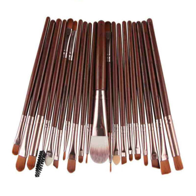 

20 pcsset Women Beauty Makeup Brush Set tools Make-up Toiletry Kit Wool Make Up Brush Set