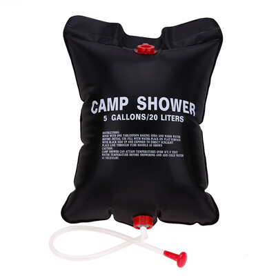

20L 5 Gallon Shower Bag Camping Hiking Solar Heated Shower Bag
