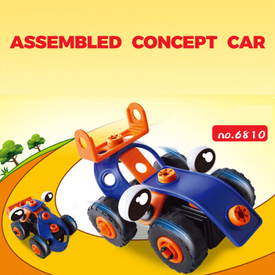 

Siaonvr Children DIY Assembly Puzzle Screw Truck Education Toy Gift 1PCS