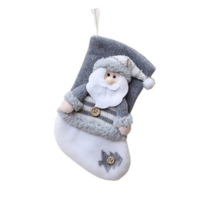 

Household Decoration Christmas Stockings Cute Candy Gift Bag Novelty Elk Christmas Decoration