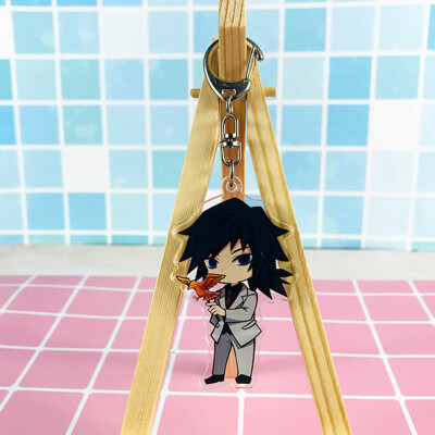 

CAR-TOBBY Anime Demon Kimetsu no Yaiba Keychain Key Ring Phone Pendant