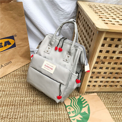 

School bag female Korean version of the high school students large-capacity backpack college wind ins campus senior sense girl backpack
