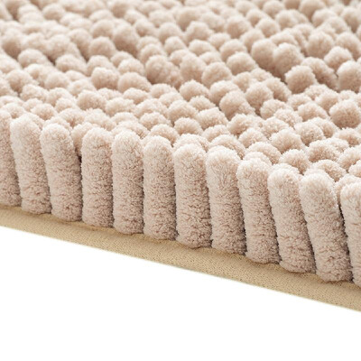 

Microfiber Bath Rugs Chenille Floor Mat Carpet Soft Indoor Washable Bathroom Floor Mat