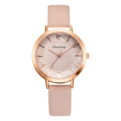 

Fashion pu strap watch new style lattice dial watch ladies watch