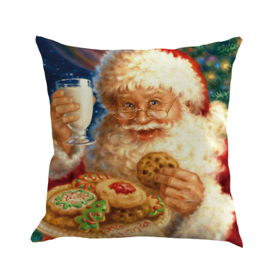 

Tailored Christmas Pillow Cover Pillowcases Decorative Sofa Cushion Cover 45x45cm