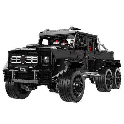 

LE - J901 Six Wheel 18 Three Bridge 6 Shock Absorber SUV Building Block Toy Car 3300pcs