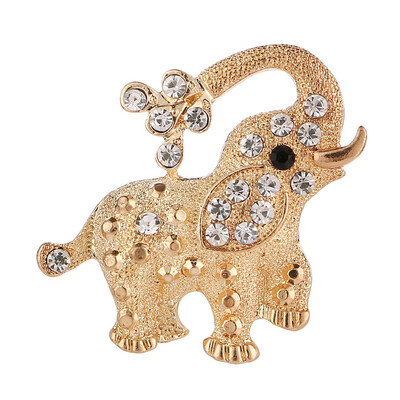 

Trendy small elephant Brooch pin crystal Rhinestone brooches animal Brooches for women fashion brooch decoration jewelry