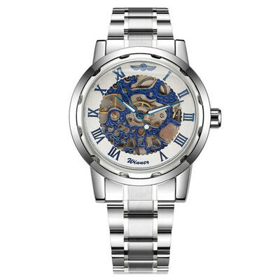 

Retro Skeleton Mechanical Watch Men Automatic Watches Sport Luxury Top Brand Watch Relogio Masculino Male Clock