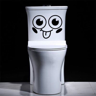 

〖Follure〗Lovely Smiling Face Free Decoration Fashion Bedroom Home Toilet Toilet Stickers