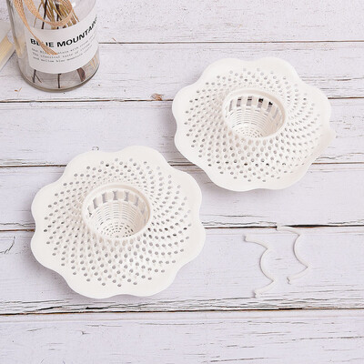 

〖Follure〗Drain Hair Stopper Cover Filter Sink Strainer PVC Bath Kitchen Shower Use