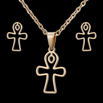 

Charms Jewelry Set Animal Horse Dragonfly Wedding Jewelry set Women Gold-Color Jewelry Stainless Steel Necklace Stud Earrings