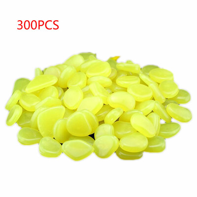 

Toponeto 300 Glow in Dark Pebbles Stone Home Garden Walkway Aquarium Fish Tank Valentine