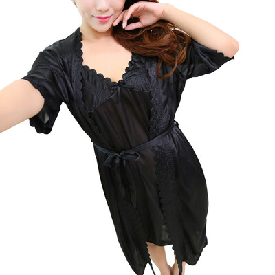 

Toponeto Womens Sexy Ice Silk Temptation Lingerie Sleepwear Pajamas Underwear Nightdress