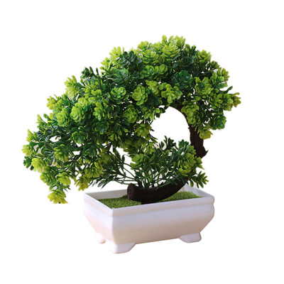 

Simulation Fake Potted Bonsai Tree Artificial Plant Desk Ornament Home Decor