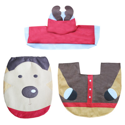 

WS 0092 Bathroom Toilet Cover Set Gift&Decoration for Christmas&New Year