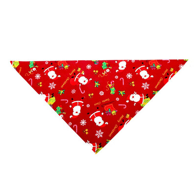 

Selling Pet Triangle Scarf Saliva Towel Adjustable Christmas Collar Scarf Pet Neck Decoration