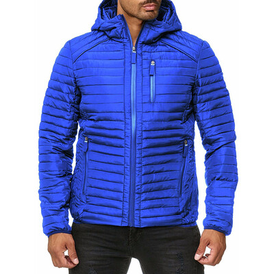 

Mens Lightweight Short Hooded Thicken Cotton Coat Casual Long Sleeve Jacket