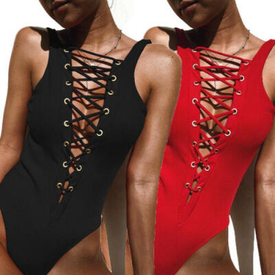 

Women One-piece Swimsuit Swimwear Push Up Monokini Bathing Suit Bikini Beachwear