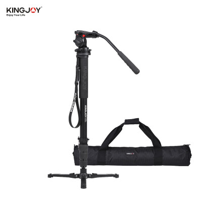 

Kingjoy MP3008 170cm669" Multi-functional Monopod Unipod w Fluid Drag Damping Pan Panoramic Head Tabletop Desktop Foldable Trip