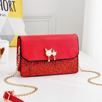 

Ms Chun Xias new fashionable Korean version of Baitao ladiesbags with one shoulder&inclined bags ins
