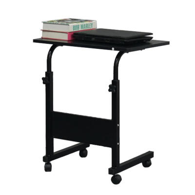 

Adjustable Height PC Computer Rolling Desk Laptop Table Cart Mobile Bed Stand