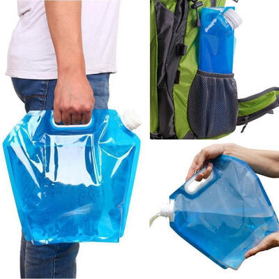 

10L Collapsible Foldable Sealed Water Carrier Bag Tank Barrel Container Camping
