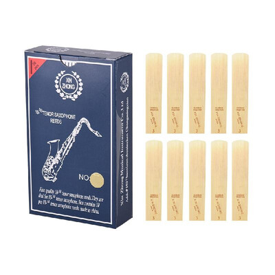 

Normal Level 10-Bb Tenor Saxophone Sax Reeds Strength 30 for Beginners 10pcs Box