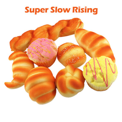 

Gotoamei 8pcs Simulated Bread Set Scented Slow Rising Kids Gift Fun Stress Relief Toy