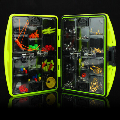 

Saidsome Multifunctional Fishing Tackle Kit Hooks Spoon Sinker Accessories Box Tools Set fishing bait fishing lure