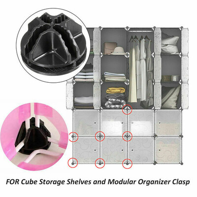 

Toponeto Cube DIY Modular Closet Organizer Wardrobe Rack Clothes Shelf Storage Cabinet 20