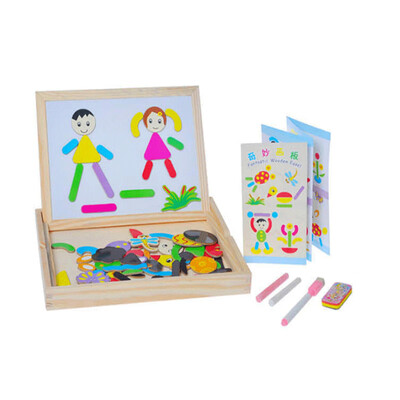 

Double-sided Black White Board Animal Puzzle Set