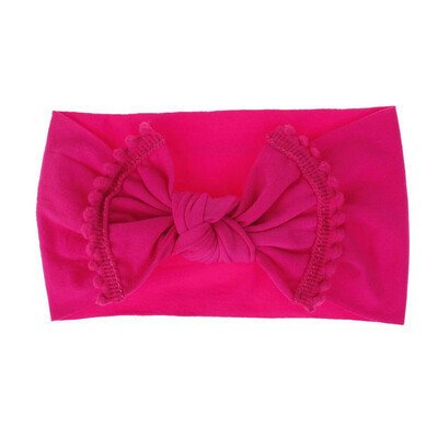 

SUNSIOM Soft Baby Girls Kids Toddler Bow Hairband Headband Turban Big Knot Head-Wrap