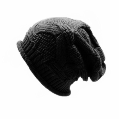 

Tailored Men Women Baggy Warm Crochet Winter Wool Knit Ski Beanie Skull Slouchy Caps Hat